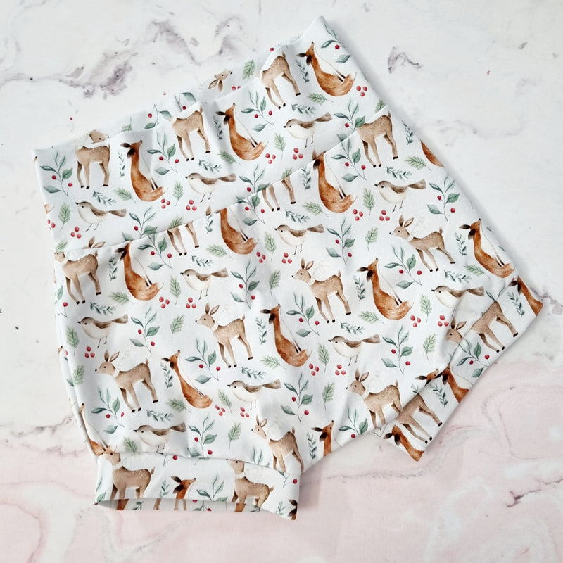 Deer Christmas Bummie Shorts