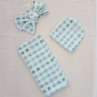 Handmade Newborn Swaddle Set