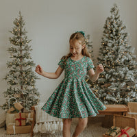 Handmade Girls Christmas Dress 5 designs - Made to order