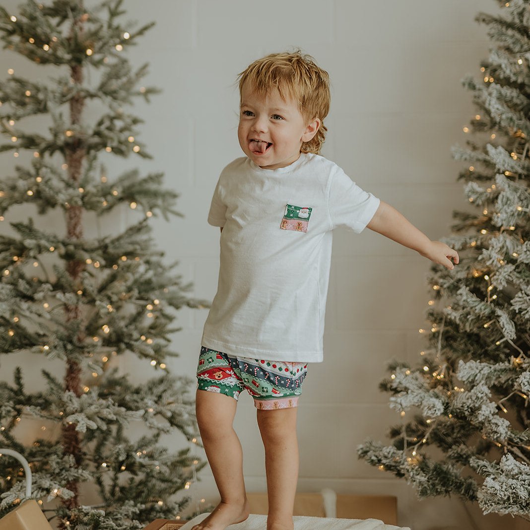 Handmade Christmas Bummie Shorts 5 designs - Made to order