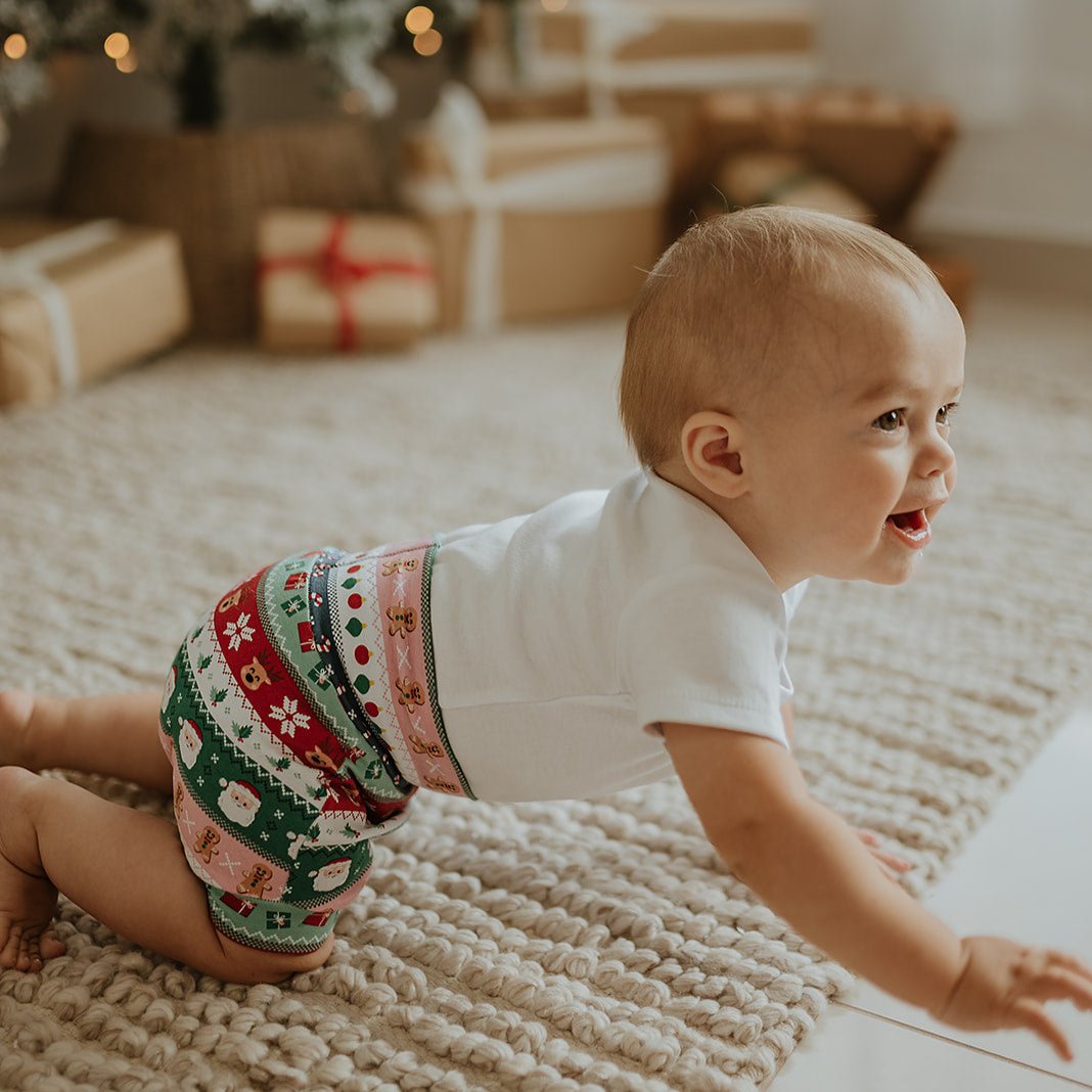 Handmade Christmas Bummie Shorts 5 designs - Made to order