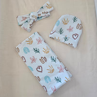 Handmade Newborn Swaddle Set