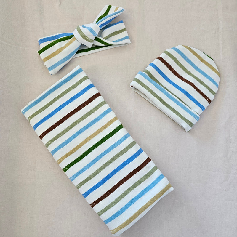 Handmade Newborn Swaddle Set